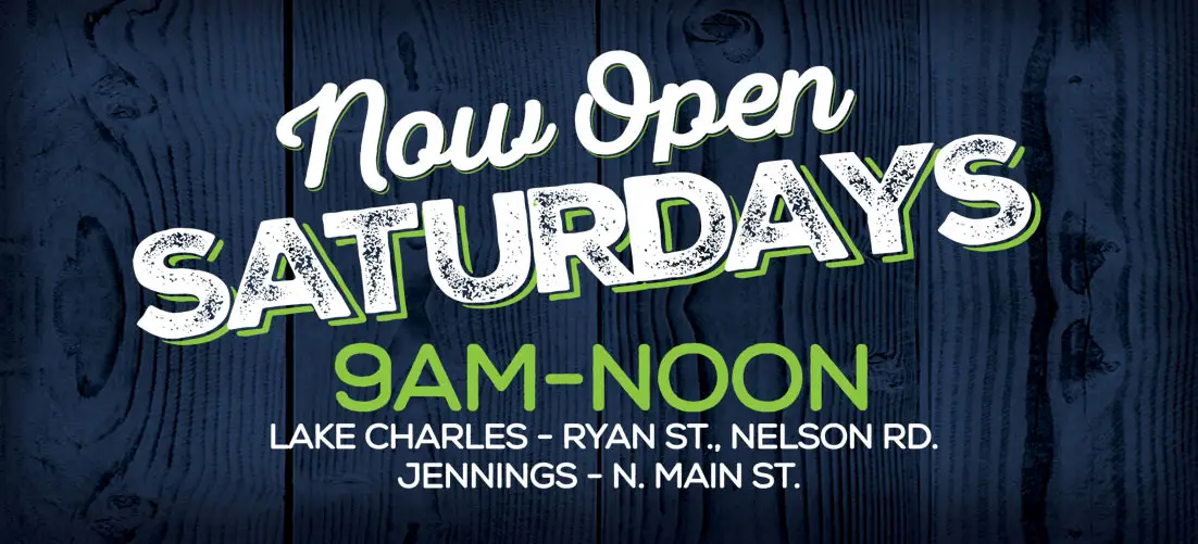 Saturday banking now available at three locations at JD Bank.